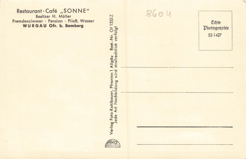 96110 Wuergau Schesslitz *ca. 1940