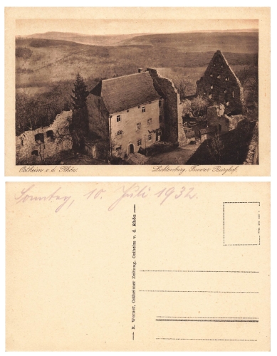 97645 Ostheim Rhoen Lichtenburg gebr. 1932