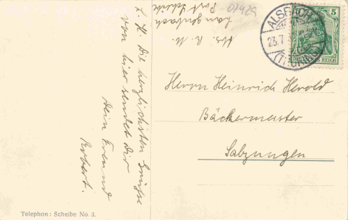 98667 Langenbach Oberes Schwarzatal Thüringen Brauerei und Gasthof Fritz Freund o 1910