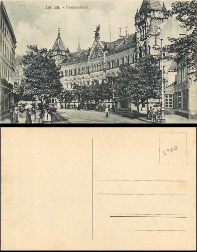 Aachen Hauptpostamt *ca. 1915