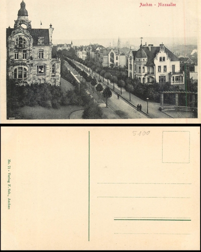 Aachen Nizzaallee * ca. 1910