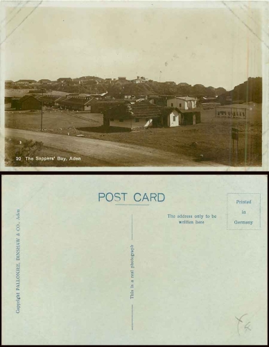Aden The Sappers Bay Jemen * ca. 1930