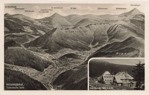 Adolfbaude Riesengebirge Lužická bouda * 1930