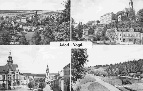 Adorf Vogtland Mehrbildkarte * 1966