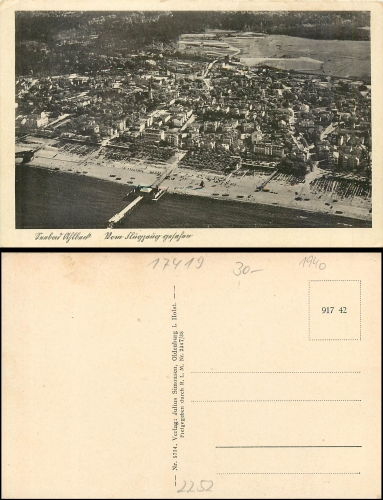 Seebad Ahlbeck Luftaufnahme * ca.1940