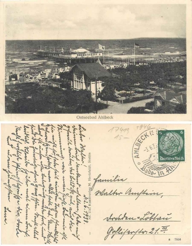 17419 Ahlbeck Seebrücke o 3.6.1938