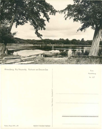 17255 Ahrensberg Fischeri am Drewen See *1962 Hanich0117