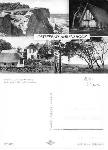 18347 Ahrenshoop Kirche Boddenhaus *ca.1976