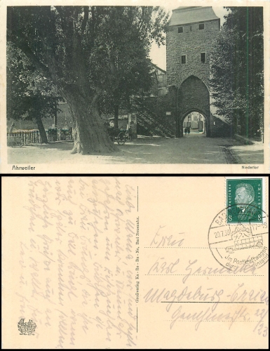 Ahrweiler Niedertor o 20.7.1930