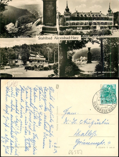 Stahlbad Alexisbad Harz o 05.08.1959