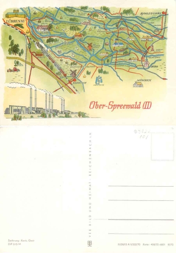 Ober-Spreewald II artist card *ca.1970