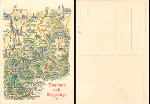 Vogtland and Erzgebirge IV artist Alfred Hoppe 8031