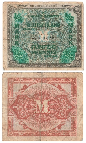 Allied Crew Fifty Pfennig Soviet Print RO200c AMB-1c