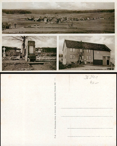 Allmenrod Kriegerdenkmal *ca.1940