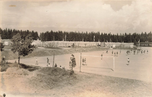 01773 Altenberg Erzgebirge Pionierzeltlager Sportplatz  *1960 Hanich1225