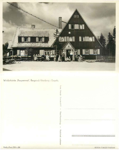 01773 Altenberg Waldschaenke Raupennest *1957 Hanich oN