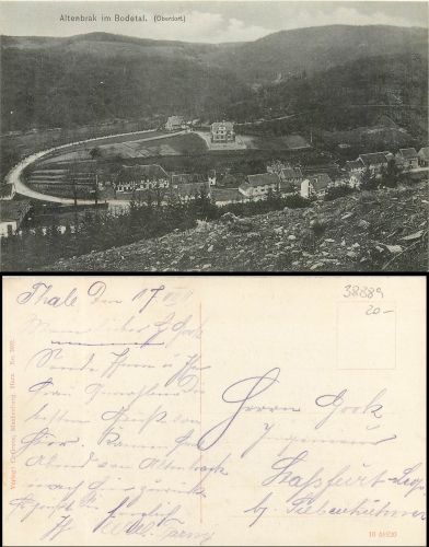 Altenbrak Bodetal gebr. 17.07.1911