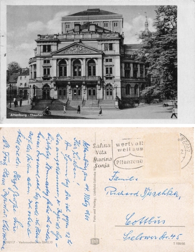 Altenburg Thuringian Theater o 1961