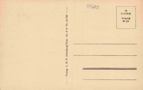 Altenburg Thüringen Schloss * um 1940