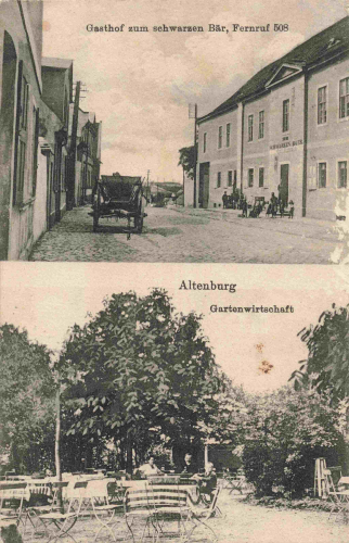 Altenburg Thüringen Gasthof zum schwarzen Bär o 1917