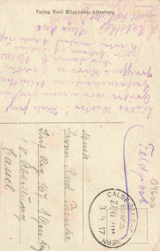 Altenburg Thüringen Gasthof zum schwarzen Bär o 1917