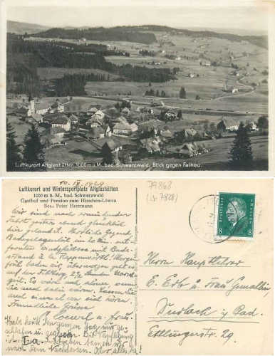 79868 Altglashütten o 10.9.29