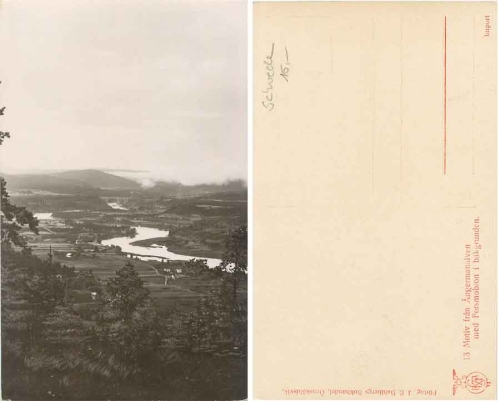 Forsmobron i bakgrunde Angermanaelven *ca.1920