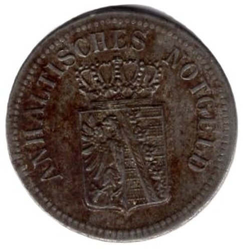 Anhalt emergency money 25 Pfennig emergency coin 1924