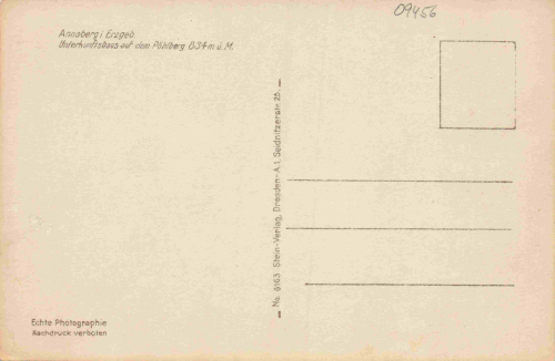 Annaberg-Buchholz Unterkunftshaus auf dem Pöhlberg * um 1930