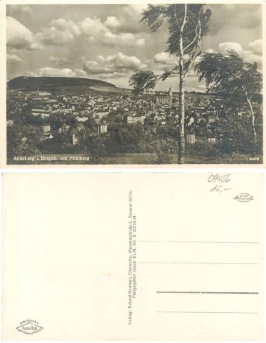09456 Annaberg Erzgebirge mit Poehlberg * ca. 1940