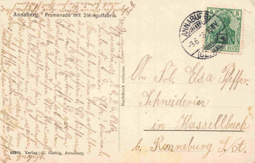 06925 Annaburg Promenade Steingutfabrik o 1916