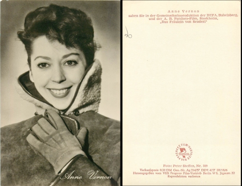 Anne Vernon Progress Film Vertrieb Nr. 389