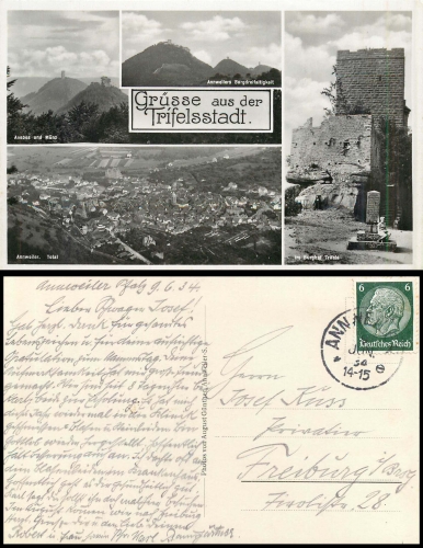 Annweiler Trifelsstadt o 9.6.1934