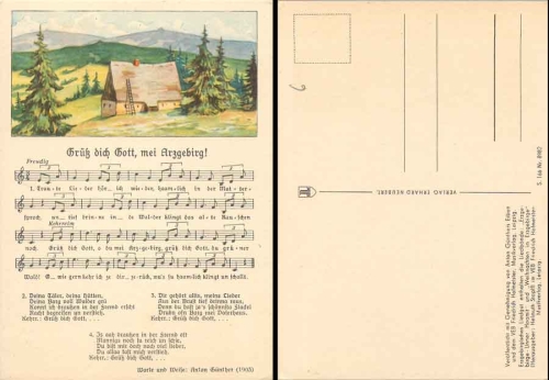 Anton Guenther "Greetings, my Arzgebirge!" *ca.1950