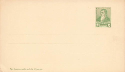 Argentina 2 Centavos postal stationery around 1900 *
