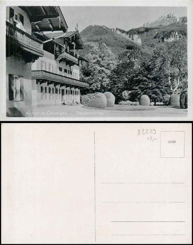 83229 Aschau im Chiemgau Sonderstation * ca. 1940