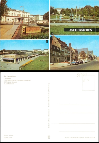 06449 Aschersleben Verlag Bild und Heimat 0233 M *1978