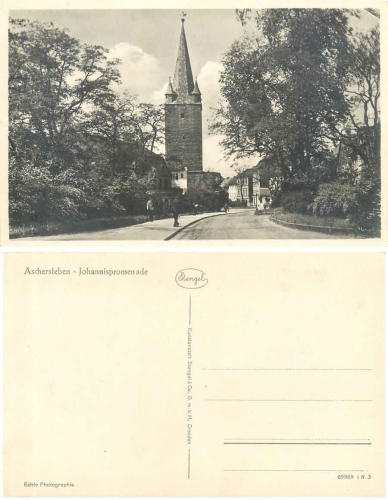 06449 Aschersleben, Johannispromenade * ca. 1940