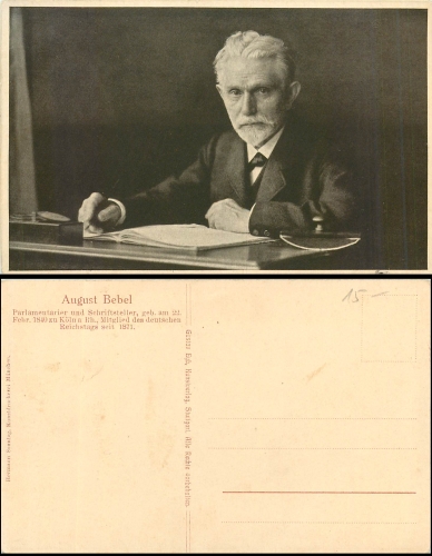 August Bebel Sozialistenführer *ca.1910