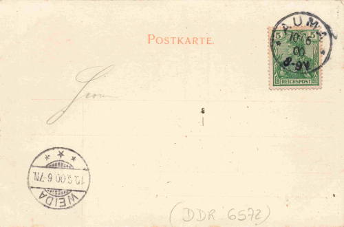 07955 Auma Thüringen Gruss aus... o 1900