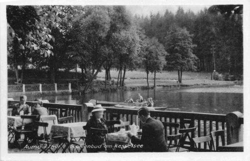 07955 Auma Thüringen Sophienbad am Kesselsee * um 1940