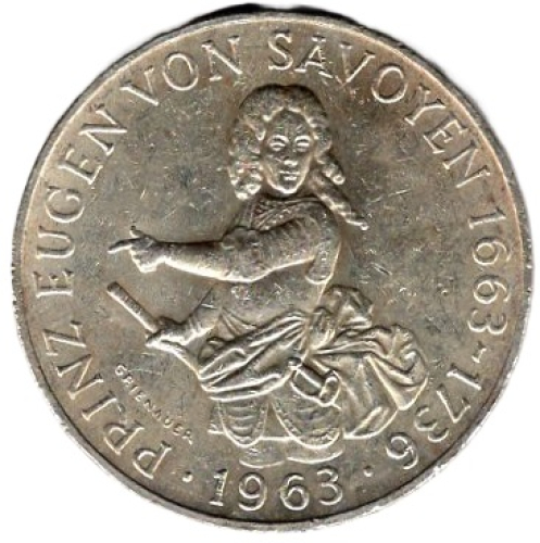 Österreich 25 Schilling 1958 Auer von Welsbach