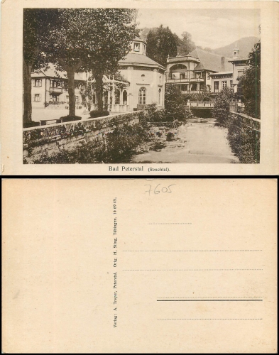 Bad Peterstal Renchtal *ca. 1920