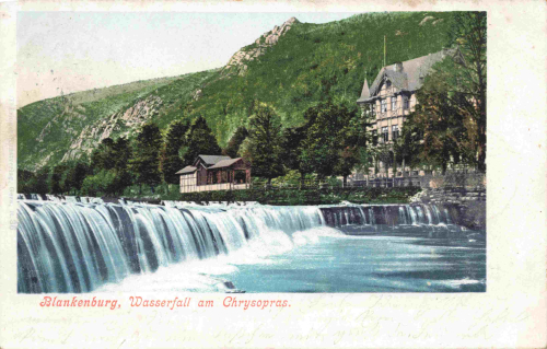 Bad Blankenburg Wasserfall am Chrysopras o 1903