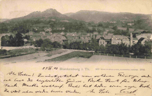 Bad Blankenburg Thüringen o 1902