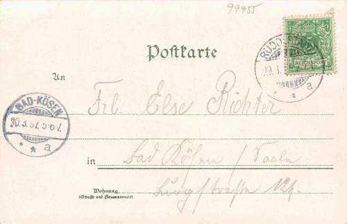 Bad Blankenburg Thüringen Litho o 1897