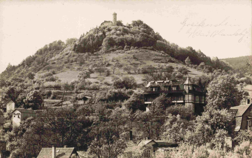 Bad Blankenburg mit Burgruine Greifenstein * um 1940