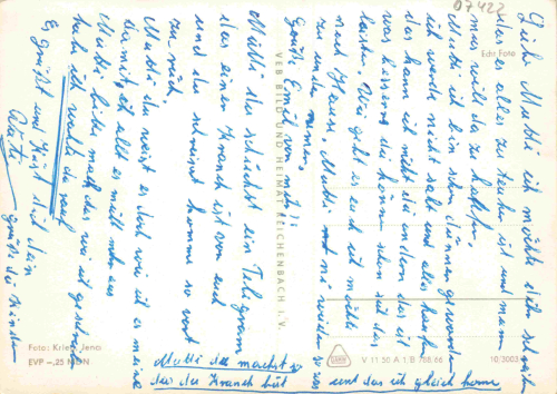 Bad Blankenburg Thüringen Mehrbildkarte * 1966