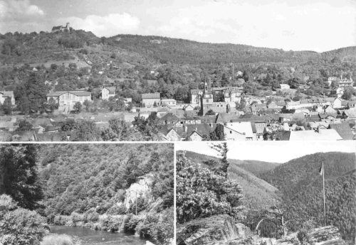 Bad Blankenburg Thüringen Mehrbildkarte * 1983