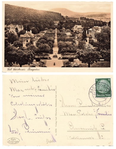 Bad Bruckenau Kurgarten o 1936